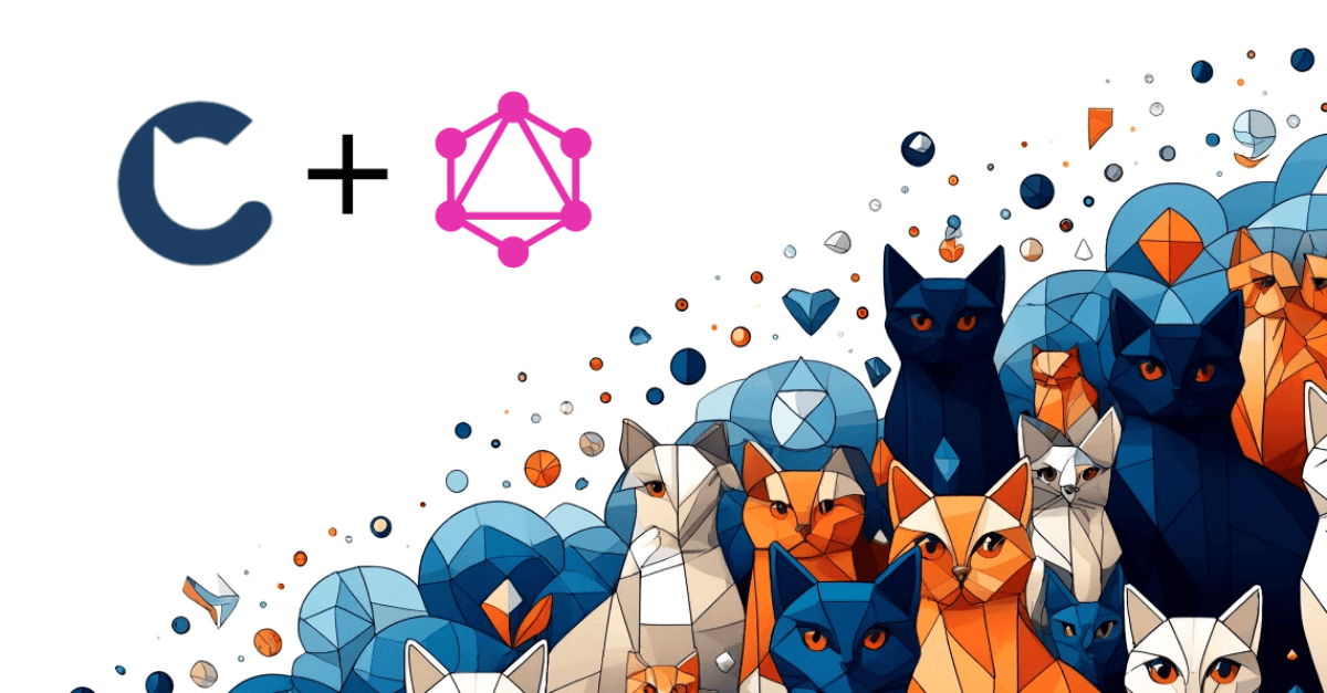 abstract header showing catio plus graphql